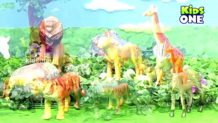Learn ANIMALS Names and SOUNDS for Children | New Learning Videos Teaches Animals KidsOne
