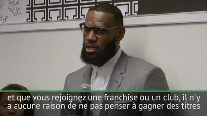 Lakers - James : "Il n'y a aucune raison de ne pas gagner des titres"