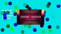 Full Trial 2018 - 2020 Three Year Planner: Monthly Schedule Organizer - Agenda Planner For The