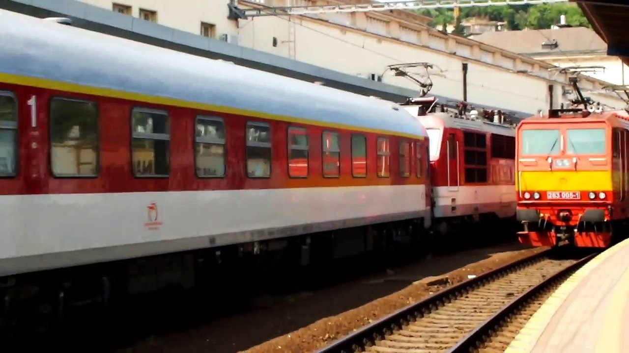 EC 278 Metropolitan arrives at Bratislava hl.st