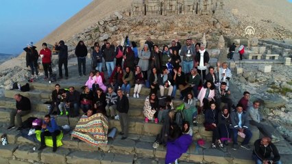 'Dünya mirası' Nemrut'a ziyaretçi akını - ADIYAMAN