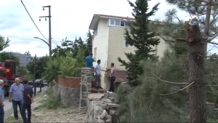 Lüks Jip Evin Bahçesine Uçtu