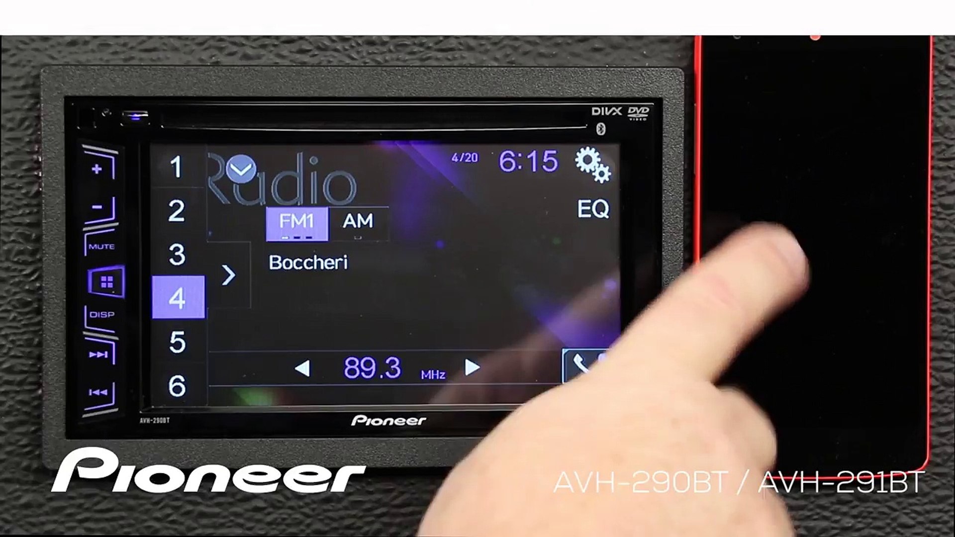 How To do Bluetooth Settings on Pioneer AVH-290BT, AVH-291BT, MVH-AV290BT -  video Dailymotion