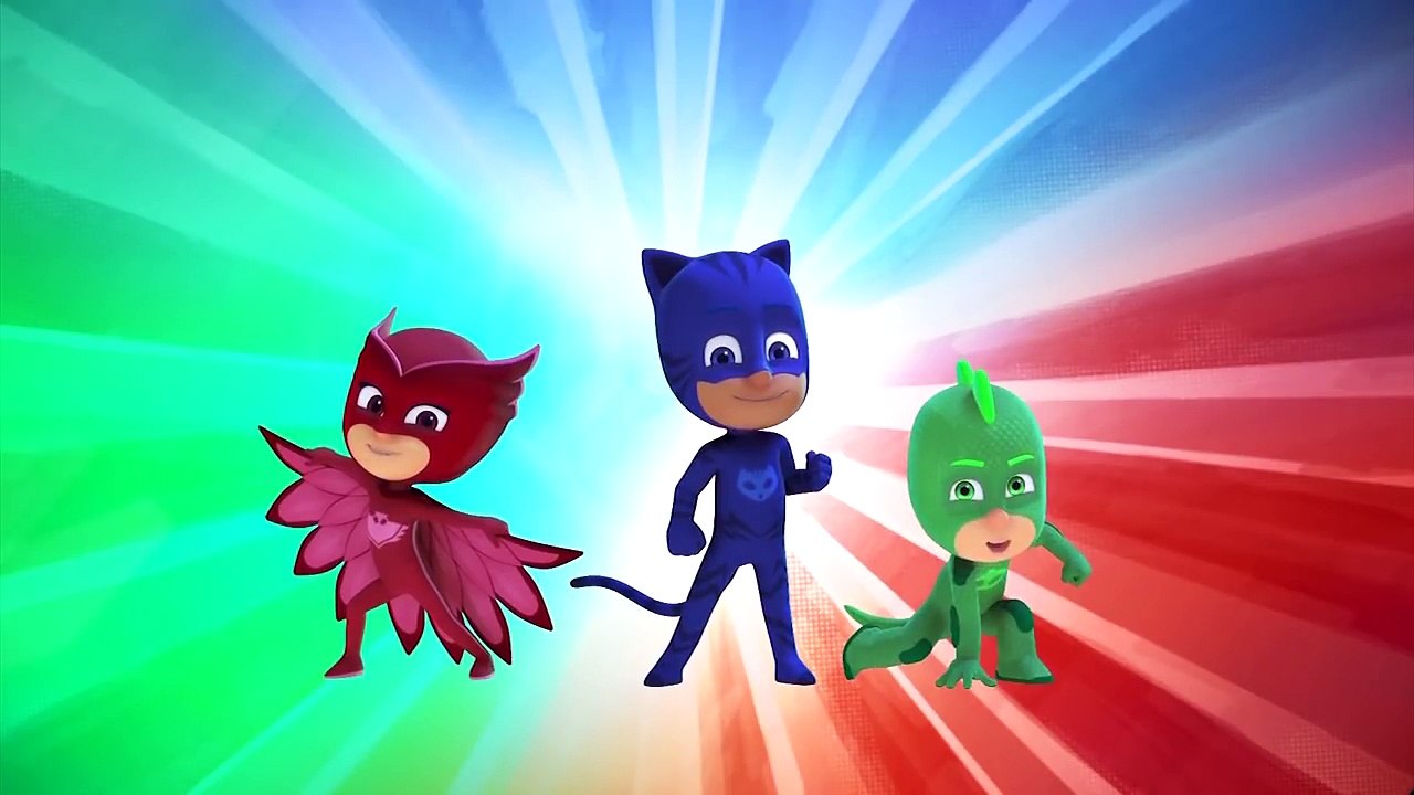 Learn Colors PJ Masks #51 Funny Dance Catboy Owlette Gekko Coloring - Edu Kids Song Nursery Rhymes