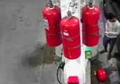 NYPD Seek Man Who Set Fire to Staten Island Gas Station