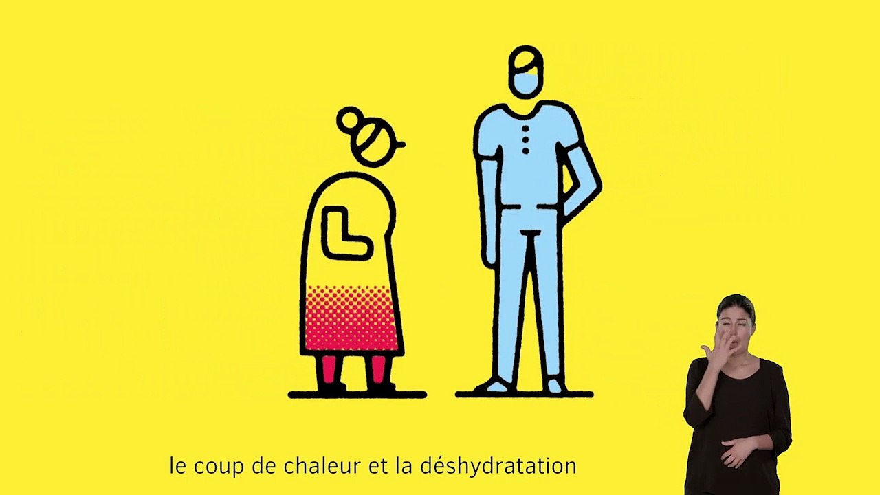 Attention Canicule ! Des risques existent pour votre santé. Pour vous protéger, adoptez les bons réflexes.