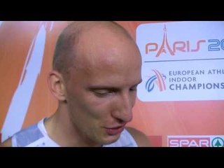 Petr Svoboda (CZE) after 60mh final