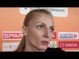 Anna Rogowska (POL) after pole vault qualification