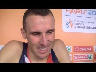 Andrew Baddeley (GBR) after 3000m final