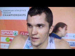 Jakob Holusa (CZE) after 1500m final