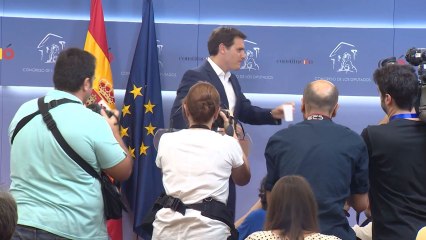 Rueda de prensa de Albert Rivera