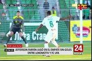 Jefferson Farfán presente en empate 0-0 de Lokomotiv ante Ufa