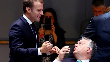 Européennes : le duel Macron-Orban se dessine