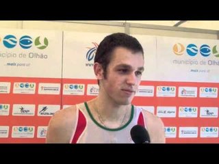 Milkos Srp (HUN) after 10K Race, Junior Men