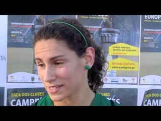 Solange Jesus (POR) representing Sporting Clube de Portugal after 3.000m