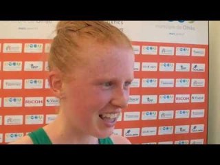 Kate Veale (IRL) after 10K Race Walking, Junior Women