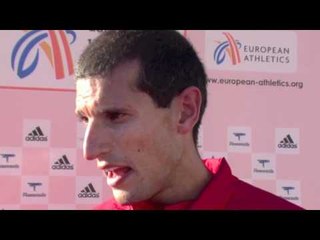 Pablo Villalobos (ESP) after EC 10.000m (A-Race) Oslo