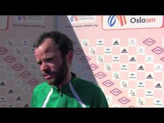 Gary Thornton (IRL) after EC 10.000m (B-Race), Oslo