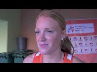 Anouk Hagen (NED) after 4*100m, European Team Championships Izmir