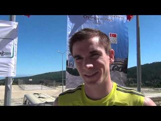 Simon Lechleitner (AUS) before European Mountain Running Championships, Bursa