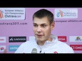 Pawel Wojciechowski (POL), Pole Vault Men - flash interview (ECH U23 Ostrava 2011)