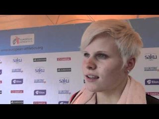 Sara Gambetta (GER) after high jump (2nd event heptathlon)