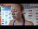 Vera Rudakova (RUS) after winning gold in 400m hurdles