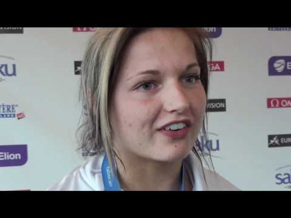 Liina Laasma (EST) after winning gold in javelin