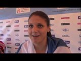 Nooralotta Neziri (FIN) after winning 100m hurdles