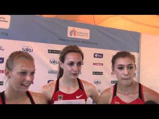 German team winning gold in 4x100m relay