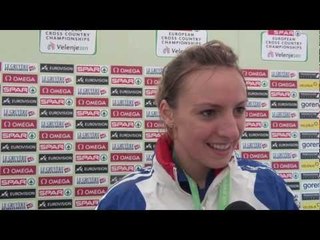 Ioana Doaga (ROU) after winning silver in the women's junior race
