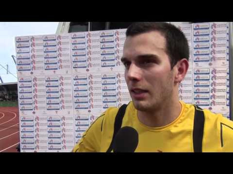 Michael Page (SUI) after the 110mh