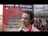 Jo Pavey (GBR) after 2nd place at the EC 10,000m, Bilbao