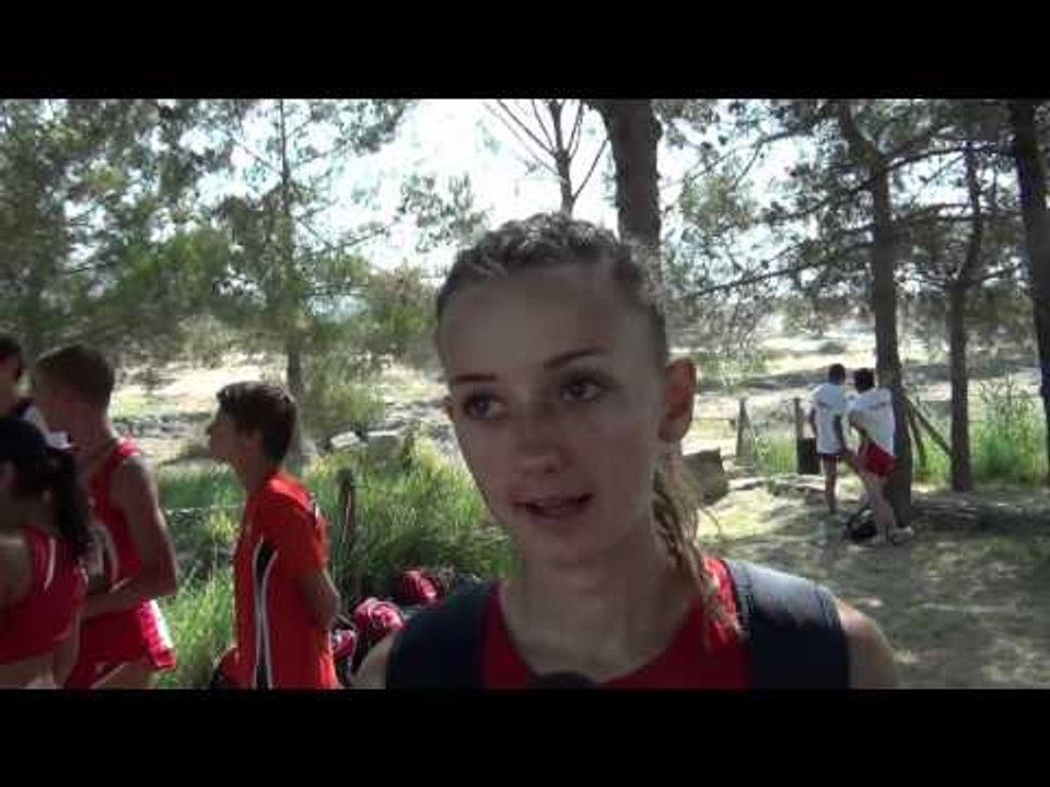 Militsa Mircheva after the junior Women's race, Denizli