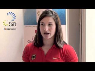 2012 European Athletics Championships Press Conference - Linda Stahl
