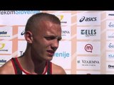 Kyle Langford (GBR) after winning the 800m