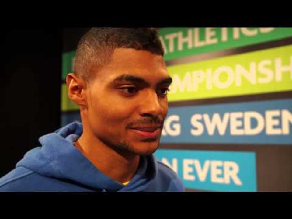 Michel Tornéus after press conference European Athletics Indoor Championships