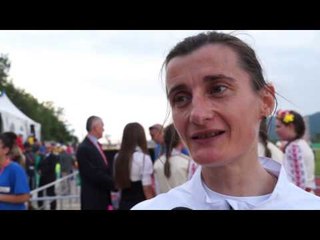 Christelle Daunay (FRA) after the 2nd place at the EC 10.000m, Pravets