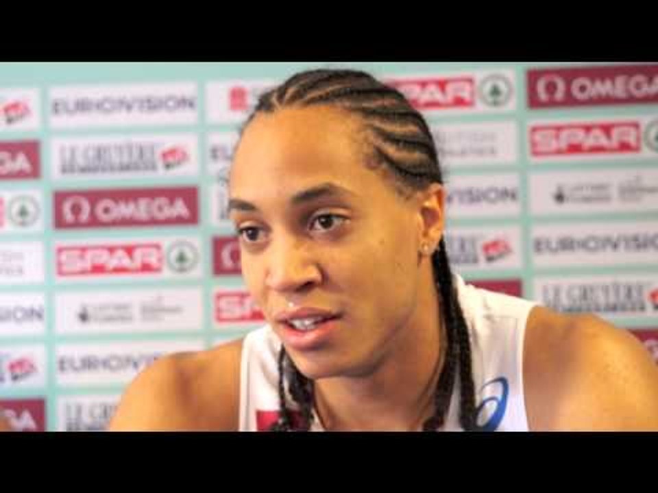 Pascal Martinot Lagarde (FRA) after second place in the 110m hurdles at Gateshead 2013 ETCH