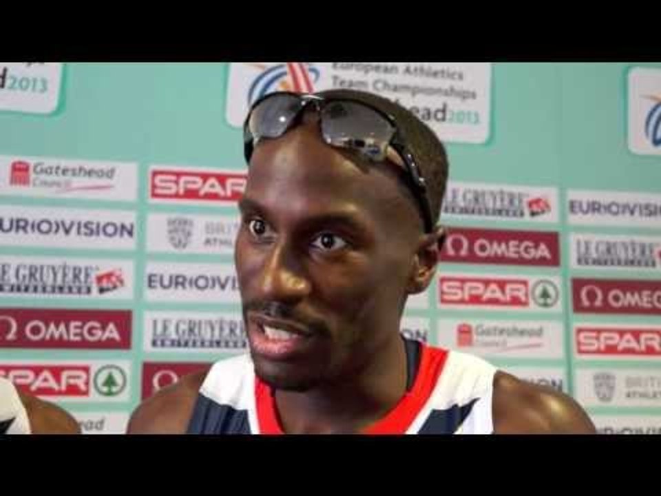 British 4x400m relay team after winning at Gateshead 2013 ETCH