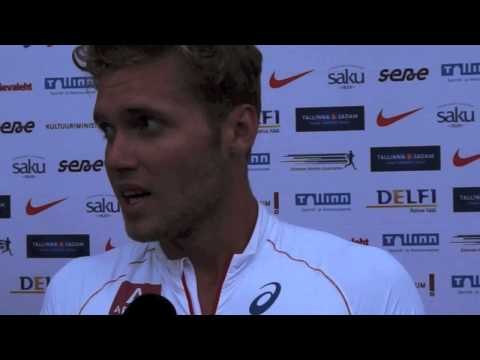Kevin Mayer (FRA) leading at EC Combined Events Super League, Day 1