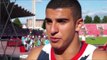 Adam Gemili (GBR) after winning the gold in the 100m, Tampere 2013