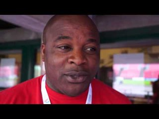 Interview coach Michael Afilaka about his athlete Adam Gemili, Tampere