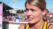 Dafne Schippers (NED) after winning the gold in the 100m, Tampere 2013