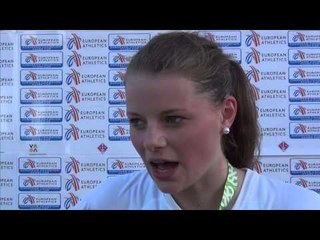 Nicole Roberts (GBR) after the 5.000m