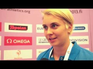 Pre-competition interview with Sanni Utriainen (FIN) at Tampere 2013