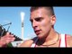 Emir Bekric (SRB) after the semi-finals of the 400m Hurdles, Tampere 2013