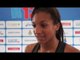 Nafissatou Thiam (BEL) after winning the gold in the Heptathlon, Rieti 2013 (in english)