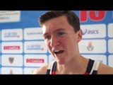 Jake Wightman (GBR) after winning the gold in the 1500m, Rieti 2013