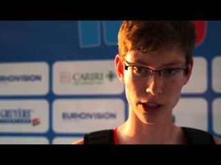 Tobias Potye (GER) after winning the High Jump, Rieti 2013